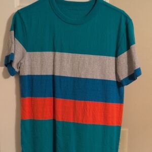 Colorful Striped Men's Shirt